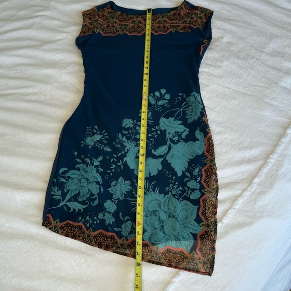 DESIGUAL Women Asymmetric Knee-Length Dress Size UK:38 size medium fully lined - Picture 17 of 17
